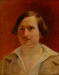 Моллер Ф.А.  Портрет Н.В.Гоголя. Начало 1840-х.